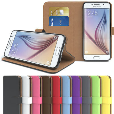 EAZY CASE für Samsung Galaxy S6 Handytasche Tasche Hülle Karten Schutzhülle Etui