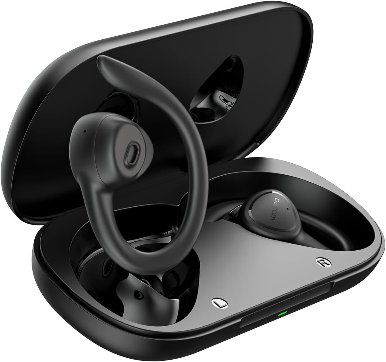 Open Ear Wireless Earbuds Bluetooth 5.3 with Earhooks IP65 Sweatproof-image