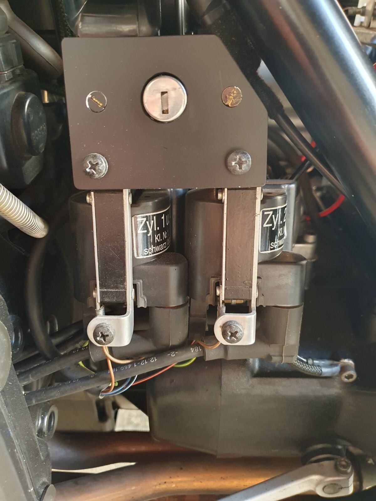 BMW K100 K1100 K75 Zündschlosshalterung Zündschloss Halterung Ignition