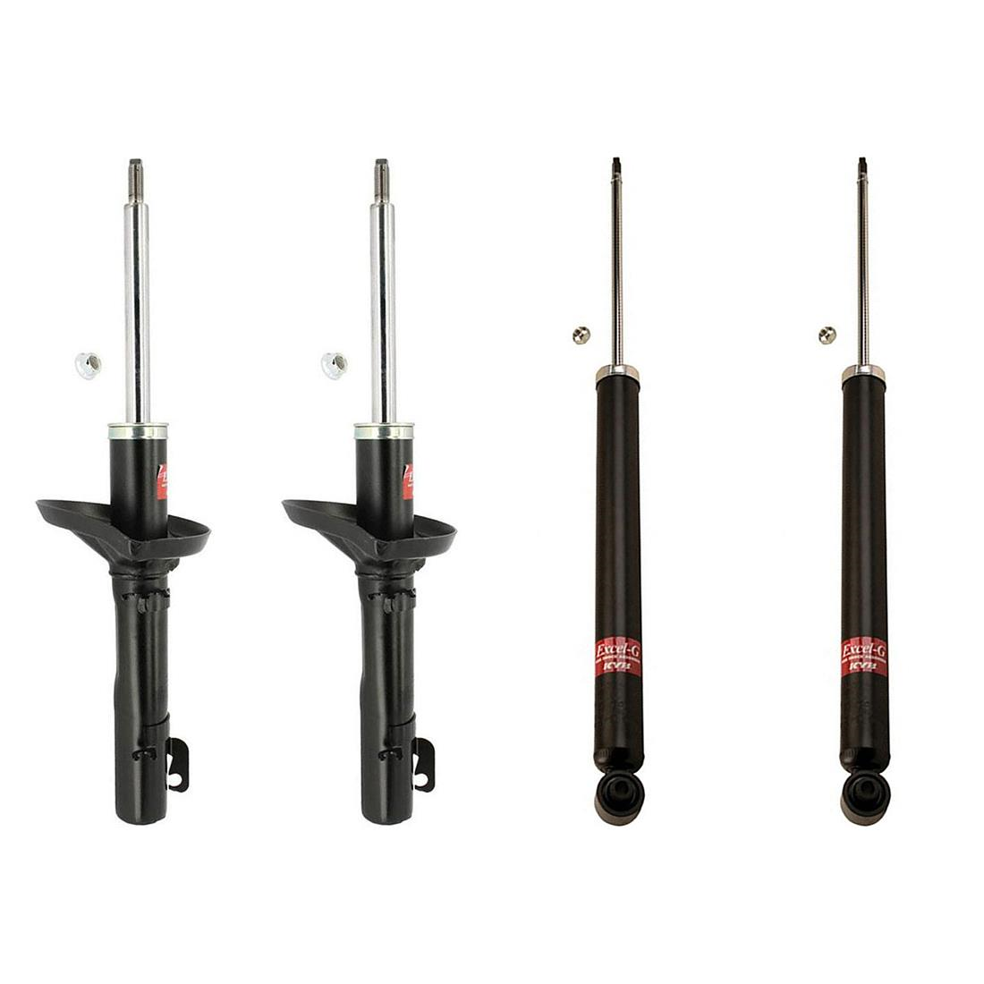 Set of 4 KYB Excel-G? Shocks/Struts 2-Front & 2-Rear For VW Beetle Golf ...