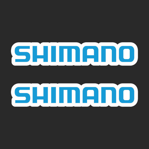 shimano logo decal sticker 200mm x 45mm bmx fis