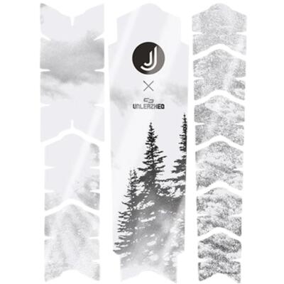 Unleazhed MTB-Rahmenschutzfolie BP01 S ED Jasper Jauch Forest gray, Top Tube