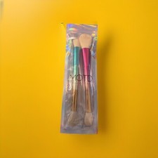 MOTD COSMETICS Party of Two Dual Ended Face Brush Set Blush Contour NEW