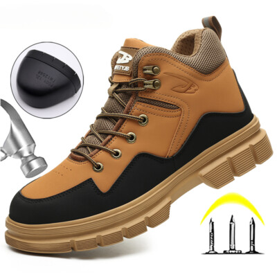 Anti-smash Anti Puncture Work Safety Shoes Men display picture 2