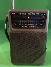 Radio Shack Optimus AM/FM Radio Cat No.12-454A Vintage, tested - works