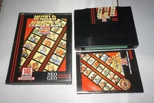World Heroes 2 Dog Tag (Neo Geo AES English) Complete in Box