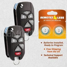 2 Remote For 2007 2008 2009 2010 2011 2012 2013 2014 GMC Yukon Flip Key Fob 427