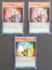 Yugioh TCG - 3x P.M. Captor - WSUP-EN044 NM - Super Rare - 1st Ed. - Holo - 2015