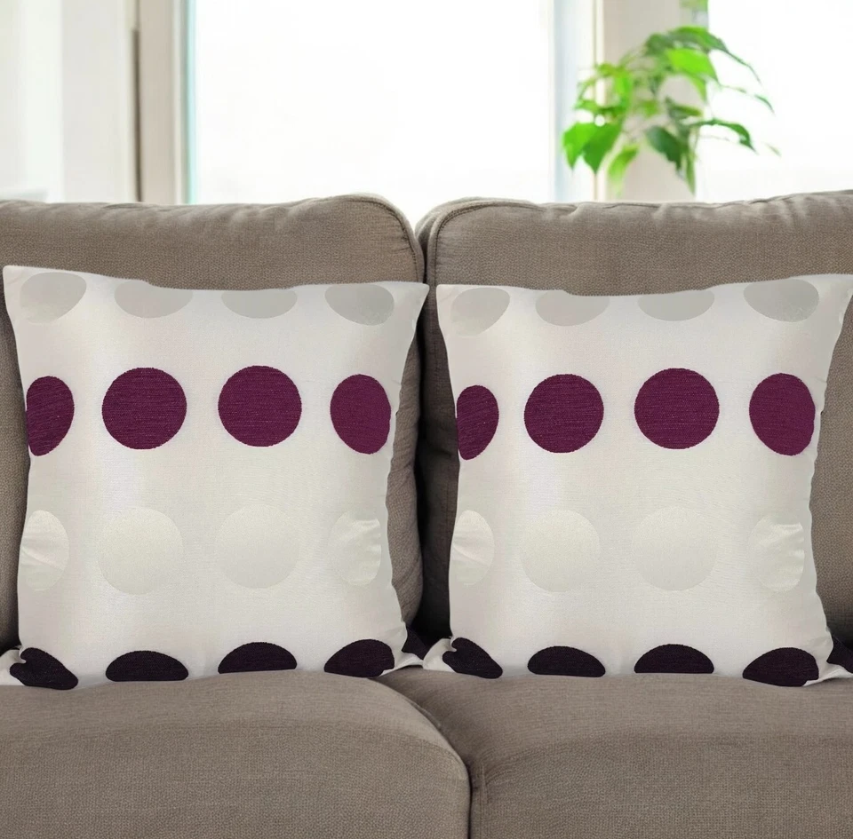 Luxury Purple Cushion Cover 45x45cm / 18x18" Decorative Throw Pillow Case – Cush - Image 3 of 4