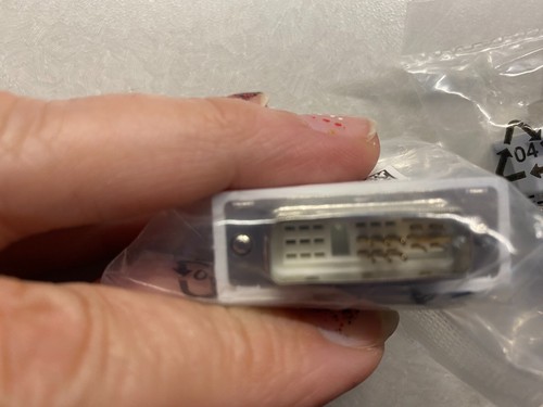 Dell DP/N 0J8461 OJ8461 Male DVI-I Single Link VGA Adapter NEW Sealed - Picture 4 of 5