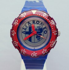 Alfa Romeo Classic Retro Logo Racing Sport Car Accessory Made in Germany Watch