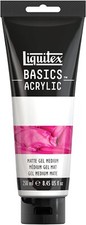Liquitex Basics Acrylic Additive, Matte Gel Medium, 250ml Tube