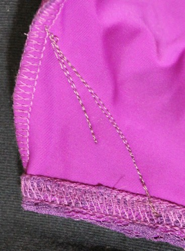 Kelle' Sheer Purple Lace Short Sleeve Dance Costume Size Adult Medium - Picture 12 of 15