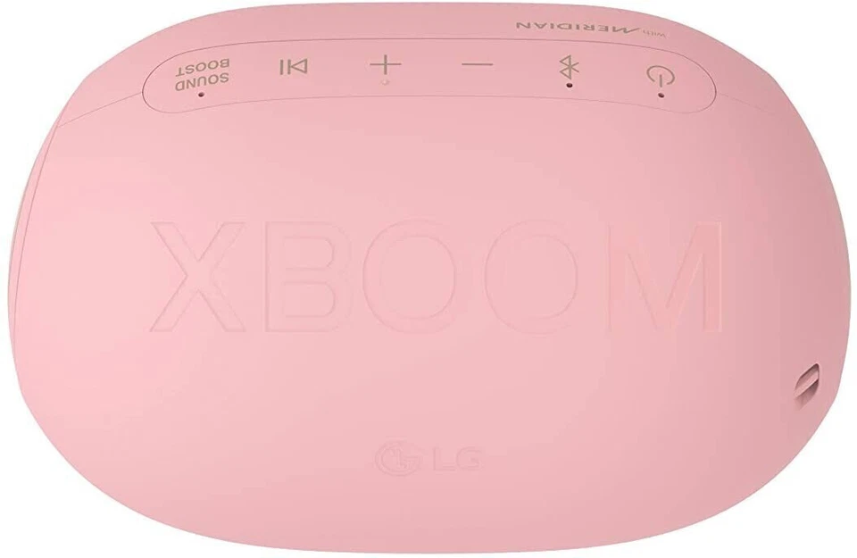 LG XBOOM Go PL2S Bluetooth Meridian Altavoz IPX5 - Chicle - NUEVO OVP - Imagen 2 de 4