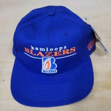 Vintage 90's #1 Apparel Kamloops Blazers Snapback Hat