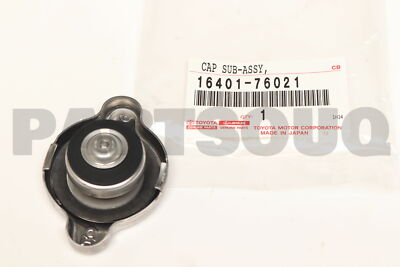 1640176021 Genuine Toyota CAP SUB-ASSY, RADIATOR 16401-76021 | eBay
