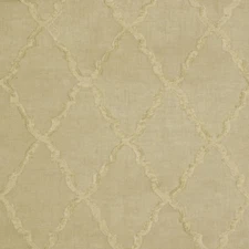 Fabric Robert Allen Beacon Hill Deblois Linen Embroidered Lattice Drapery II31