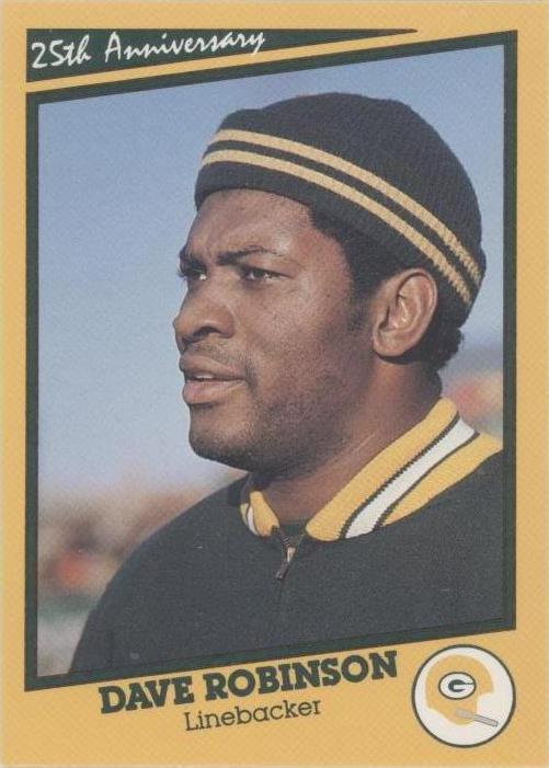 1990 Champion Cards Green Bay Packers Super Bowl I 25th Anniversary Dave Robinson #13 - 1 of 2