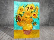Van Gogh Sunflowers Flower CANVAS PAINTING ART PRINT 645