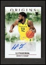 2021-22 Panini Chronicles Draft Picks Origins Rookie AUTO Red LJ Figueroa /99