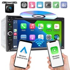 Carplay Wireless Gps 2 Din Car Stereo Radio Dvd Player Bluetooth 7 Touchscreen Carplay Wireless Gps 2 Din Car Stereo Radio Dvd Player Bluetooth 7 Touchscreen
