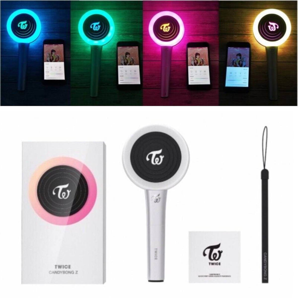 TWICE CANDYBONG Z マルチカラー 韓流 TWICE ペンライト CANDYBONG Z