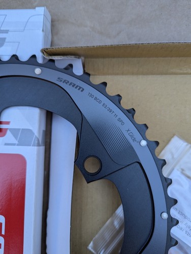 SRAM CHAINRING 53T 130mm BCD FORCE 22 11s BK 11.6218.009.001 - Picture 2 of 3