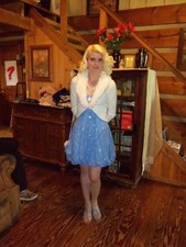 PERIWINKLE PROM PARTY DRESS JRS SIZE 3/4 3 4