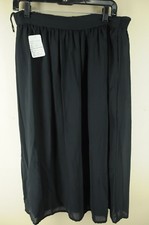 Vintage Byer Women's Black Polyester Skirt L Large