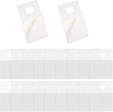 20 Pack Picture Hangers Adhesive Plastic Sawtooth Adhesive Picture Hanger No Nai