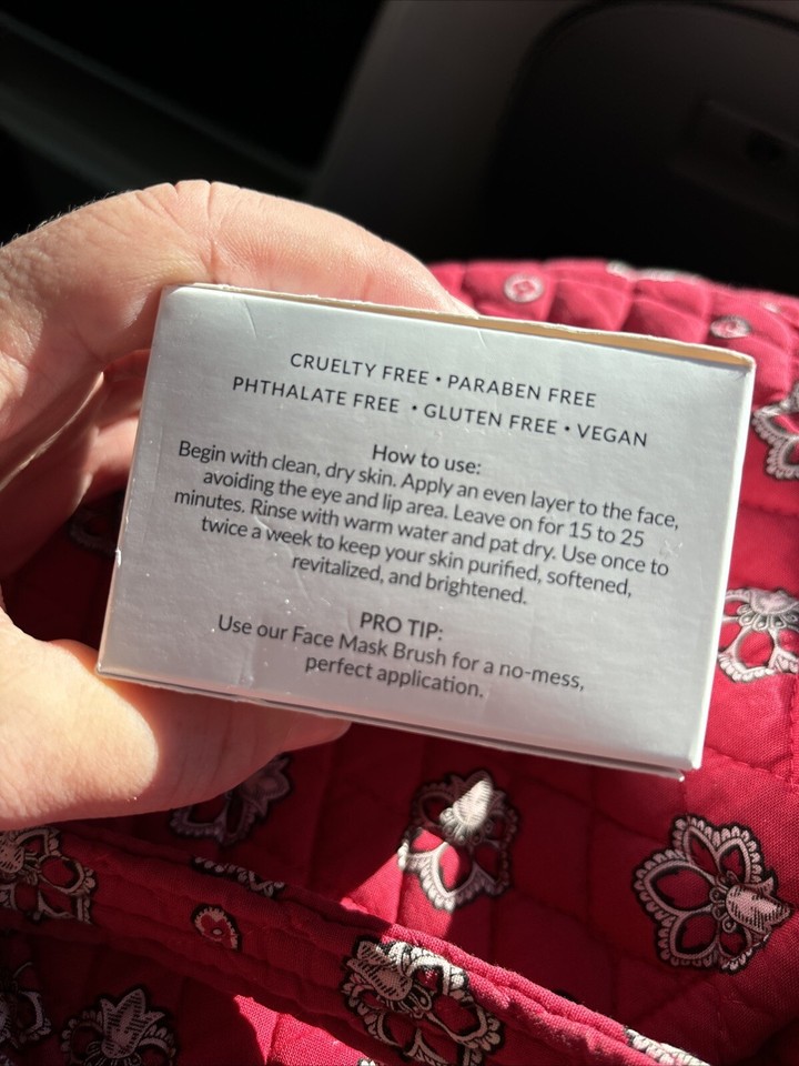 Bellame Brazilian Pink Clay Mask INFUSED WITH BAOBAB OIL 100 ml NEW NIB