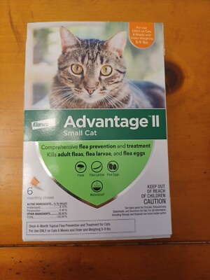 #ad Genuine Advantage II for Small Cats 5 9 Lbs 6 Pack FLEA TREATMENT CONTROL $59.99