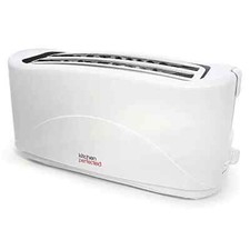 PREMIUM BLACK 1300W 4-SLICE COOL TOUCH TOASTER w/ CRUMB TRAY 7 BROWNING SETTINGS