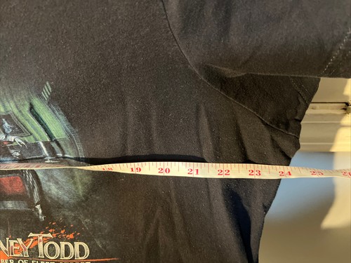 2008 Sweeney Todd Movie Promo T-Shirt Johnny Depp Demon Barber Fleet Men's XL - Picture 8 of 9