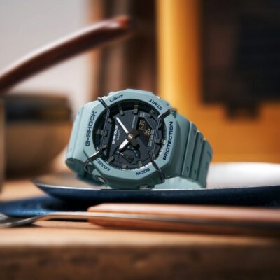 Casio G-Shock GA2100 Blue Digital Analog Wire Face Watch GA2100PT