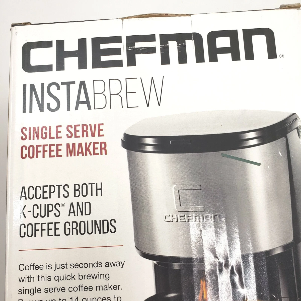 Chefman instabrew single serve coffee maker clearance