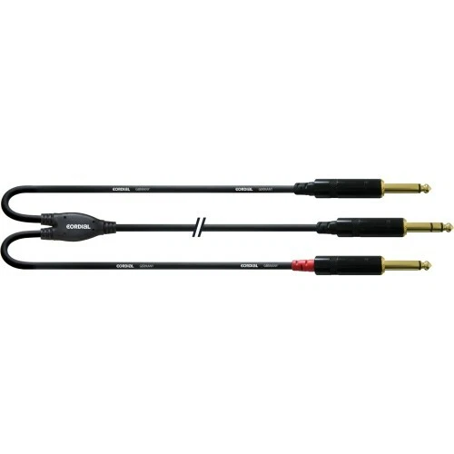 Cordial Klinke 6,3mm stereo / 2x Klinke 6,3mm mono CFY 6 VPP | Neu