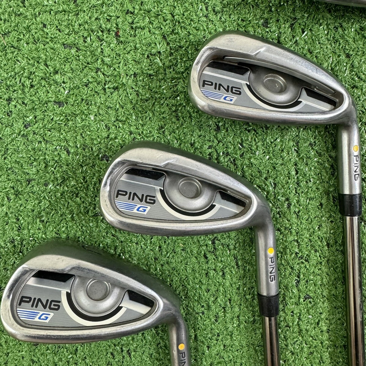 Ping G 2016 Iron Set 7-PW UW Yellow Dot Recoil 660 F3