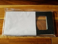 Topside Adapter Plate Black with Adhesive Backing 8.5 x 3.5 Sealed