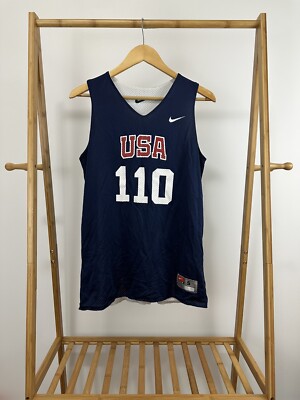 RARE VTG Team USA Nike Lacrosse Reversible Mesh Jersey Tank Size S