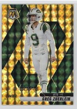 2025 Panini Mosaic Reactive Yellow Mosaic Prizm Greg Zuerlein #191 05ol