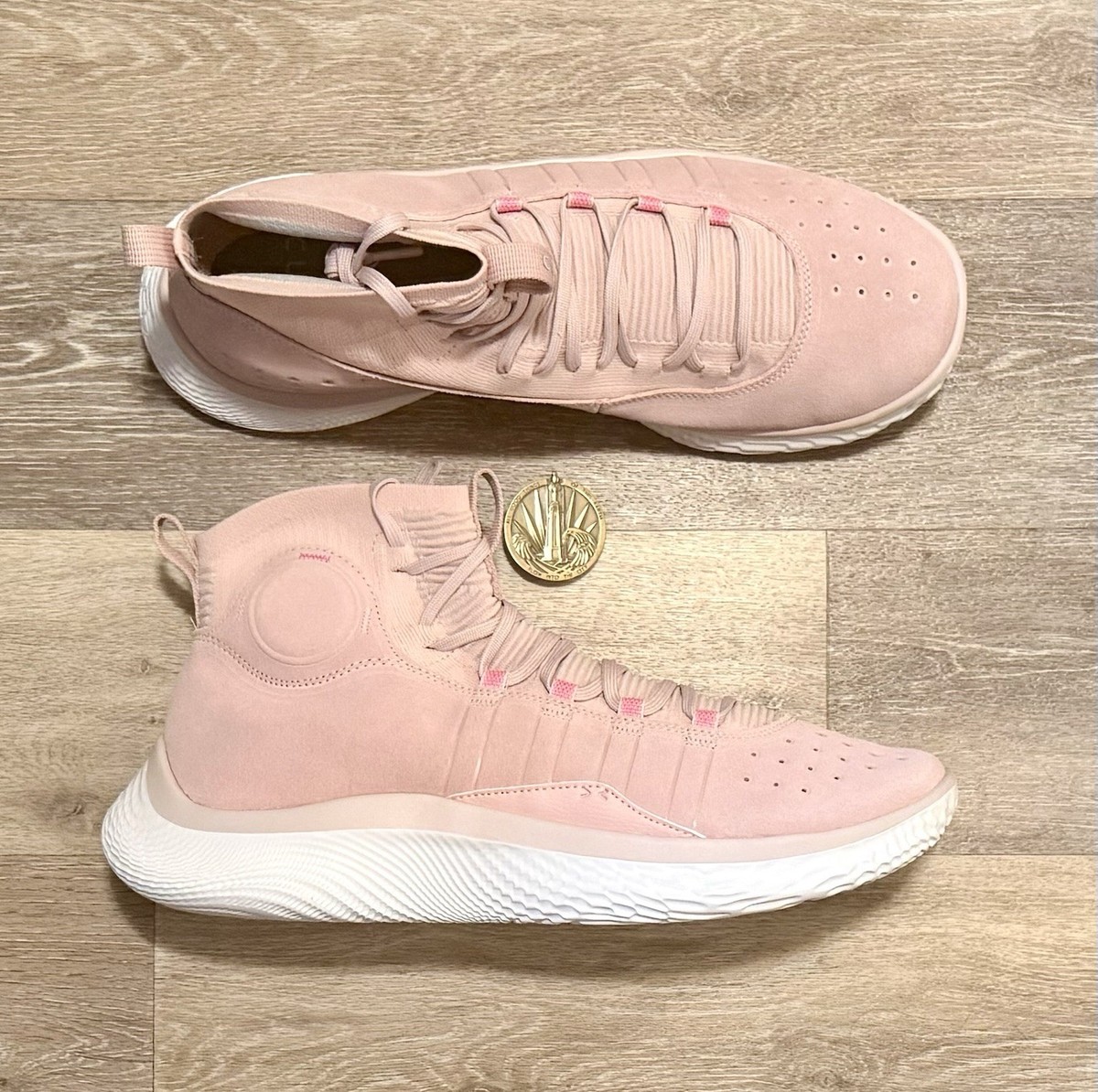 Under Armour Curry 4 FloTro 'Retro Pink' 3024861-600 Men's Size 11