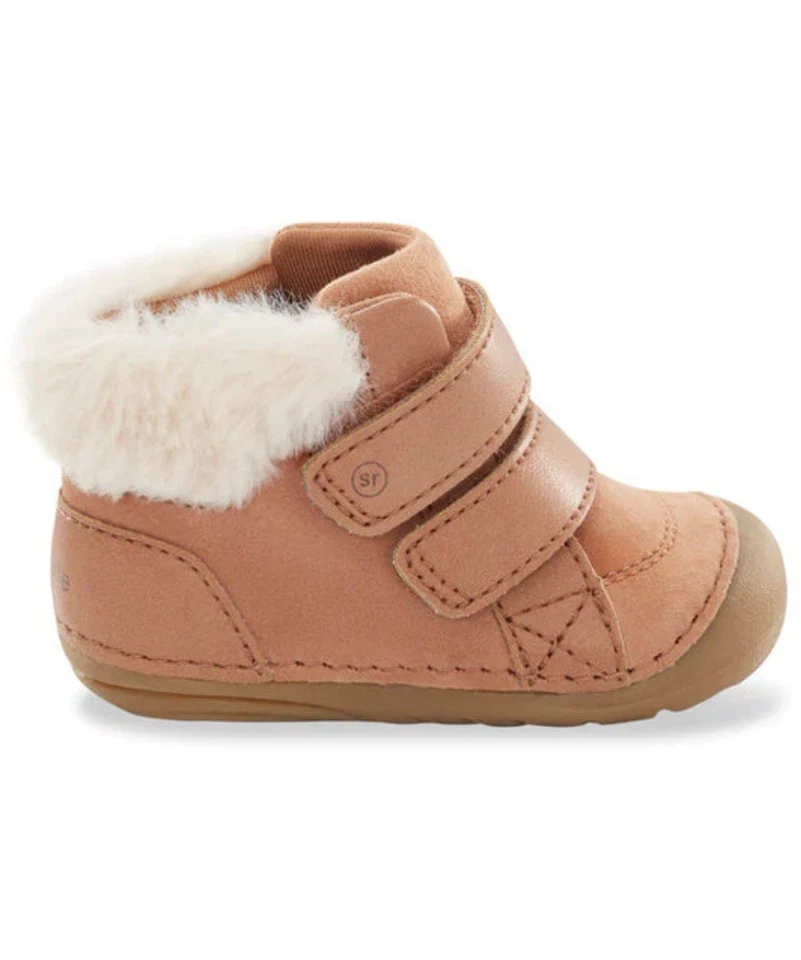 NUEVO Botines de Cuero Stride Rite SM Martin Niños Pequeños - Castaño Talla 6M - Nuevos en Caja Foto 3 de 4