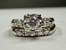 Lady's Diamond Wedding Set 8 Diamonds .37 Carat T.W. 14K Yellow Gold CP7032688 