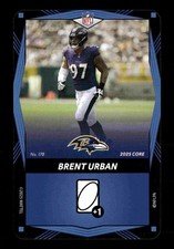 2025 Mattel NFL UNO Elite Blue #178 - Brent Urban