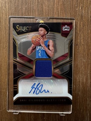 Shai Gilgeous Alexander RPA /199 - 2018-19 Select #RJA-SGA - Player Worn