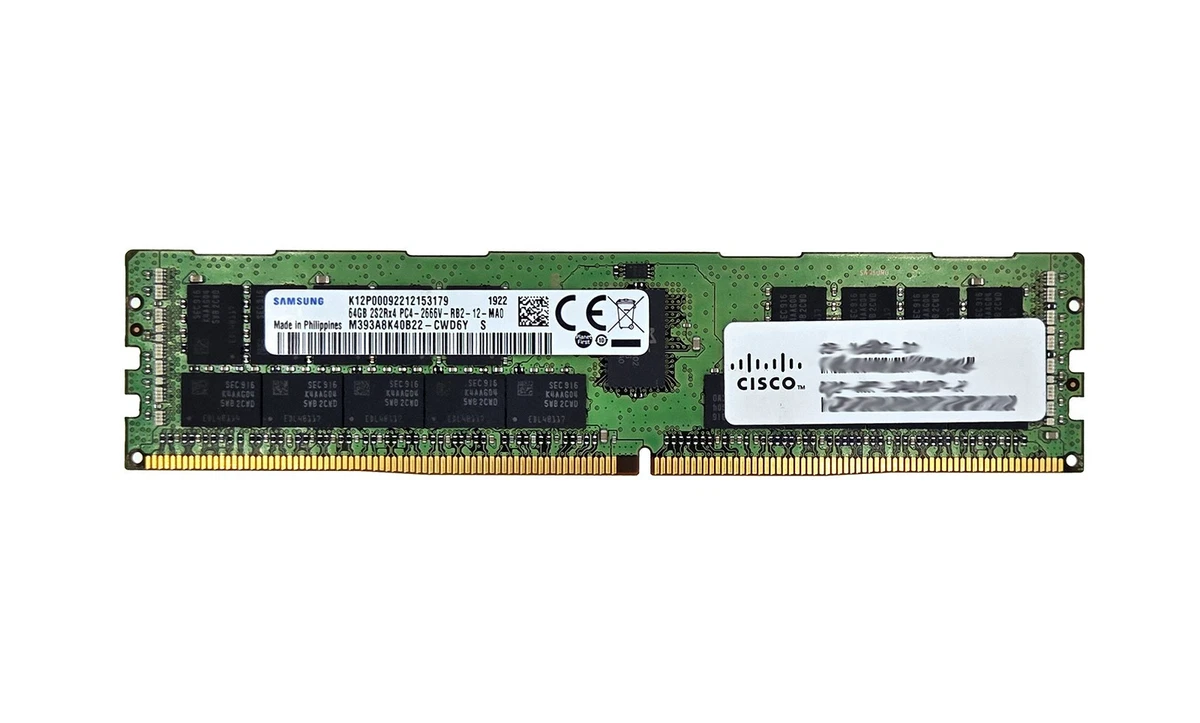 PC4-21300 (DDR4-2666) Bus Speed ECC Network Server Memory (RAM