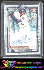 Waner Luciano 24 Bowman Chrome Prospect Speckle Refractors /299 Auto SKU16-1