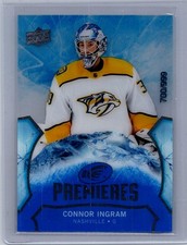 2020-21 Upper Deck Ice Premieres Connor Ingram RC /999 Nashville Predators #139