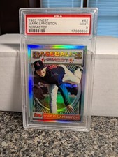 1993 Topps Finest REFRACTOR #82 Mark Langston PSA 9 - RARE & PIVOTAL PRODUCT!